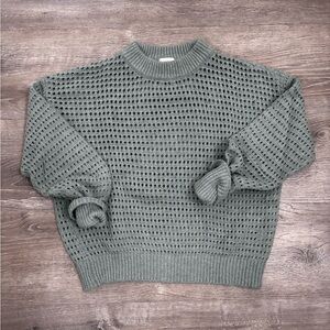 MISA Los Angeles Ramsey Sweater Size M Sage Green